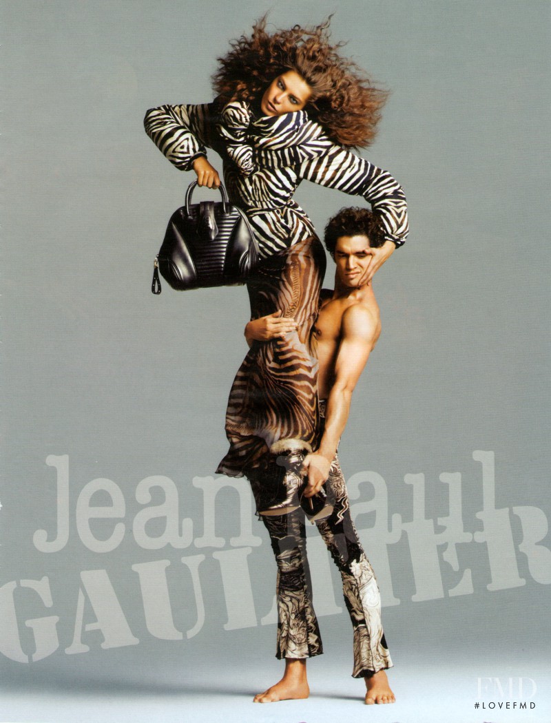 Daria Werbowy featured in  the Jean-Paul Gaultier advertisement for Autumn/Winter 2008