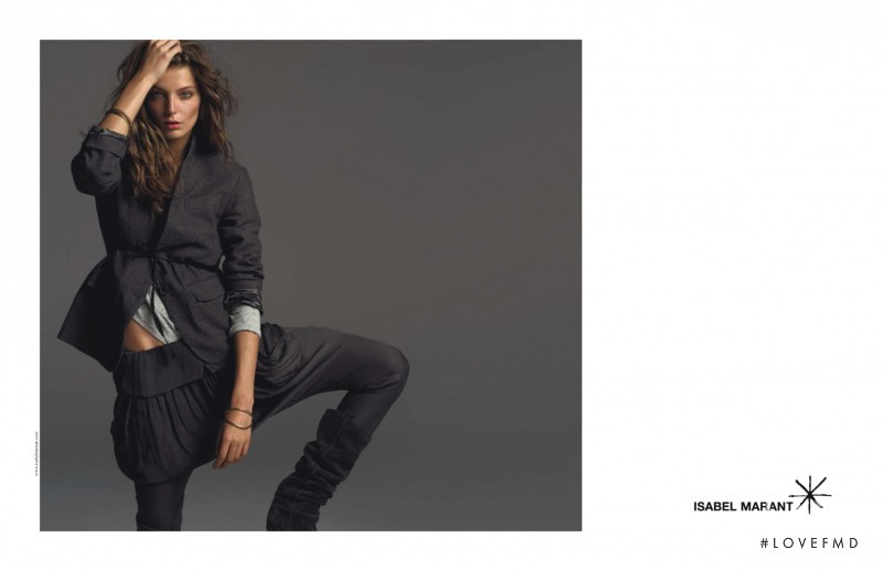 Daria Werbowy featured in  the Isabel Marant advertisement for Autumn/Winter 2008