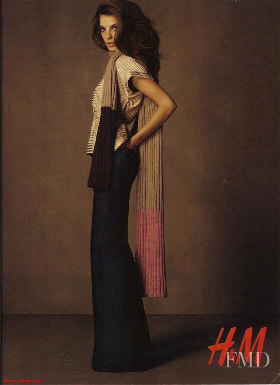 Daria Werbowy featured in  the H&M lookbook for Fall 2008