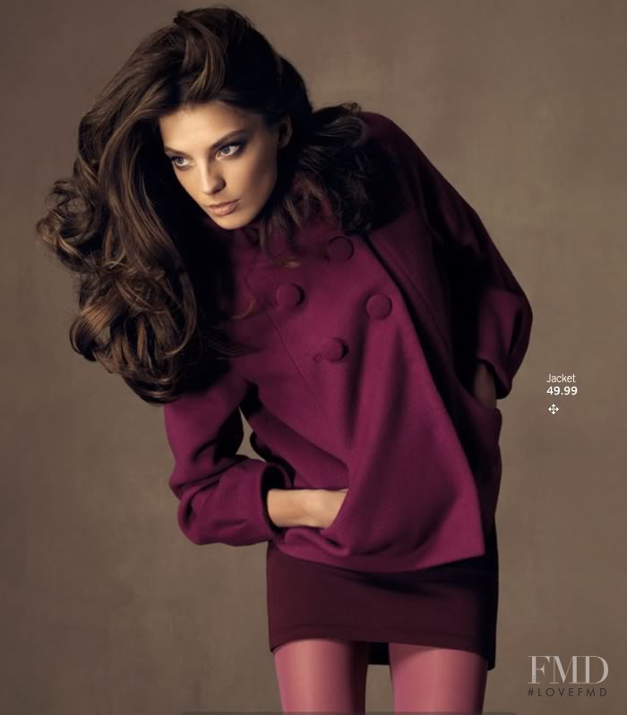 Daria Werbowy featured in  the H&M lookbook for Fall 2008