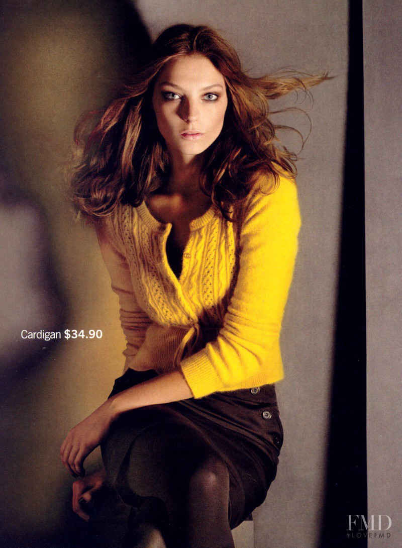 Daria Werbowy featured in  the H&M catalogue for Winter 2008