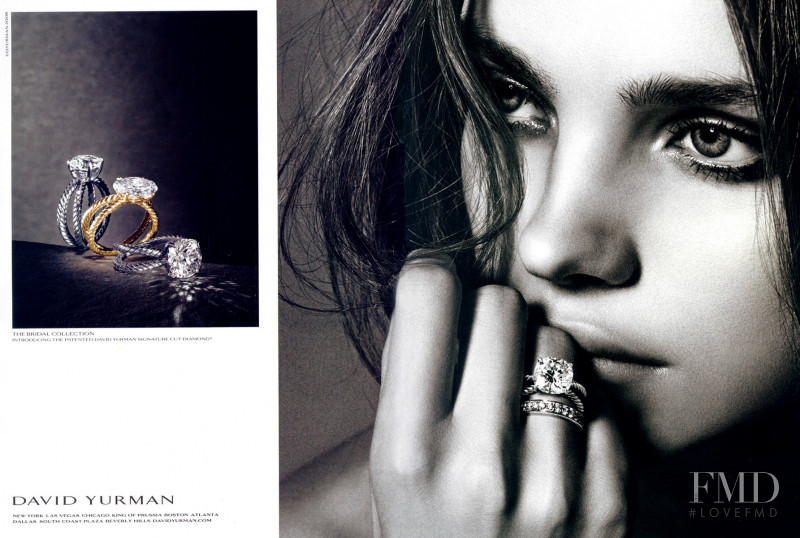 Natalia Vodianova featured in  the David Yurman advertisement for Autumn/Winter 2008