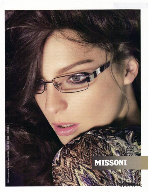 Daria Werbowy featured in  the Missoni advertisement for Autumn/Winter 2007