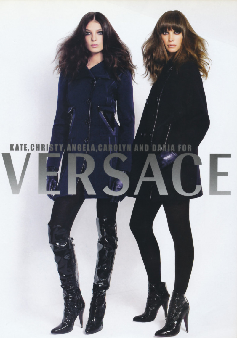 Christy Turlington featured in  the Versace advertisement for Autumn/Winter 2006