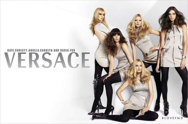 Carolyn Murphy featured in  the Versace advertisement for Autumn/Winter 2006