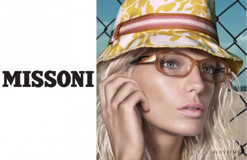 Daria Werbowy featured in  the Missoni advertisement for Spring/Summer 2005