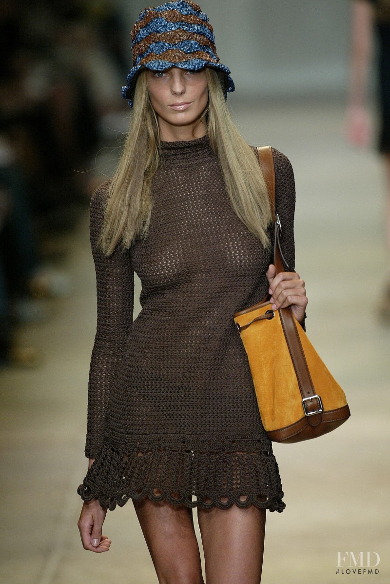 Daria Werbowy featured in  the Prada fashion show for Spring/Summer 2005