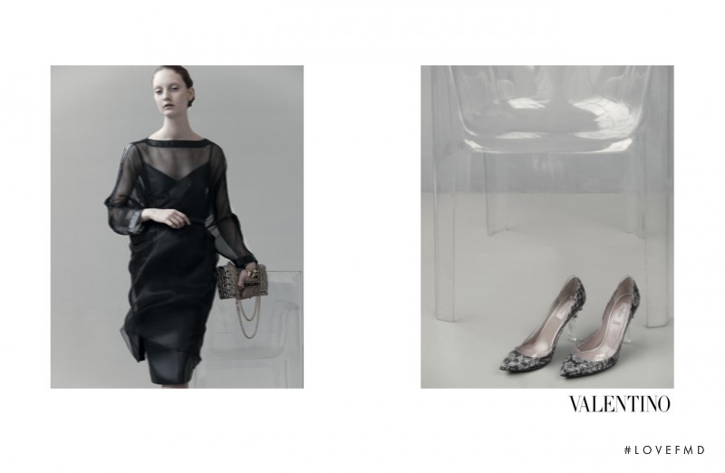 Codie Young featured in  the Valentino advertisement for Spring/Summer 2013
