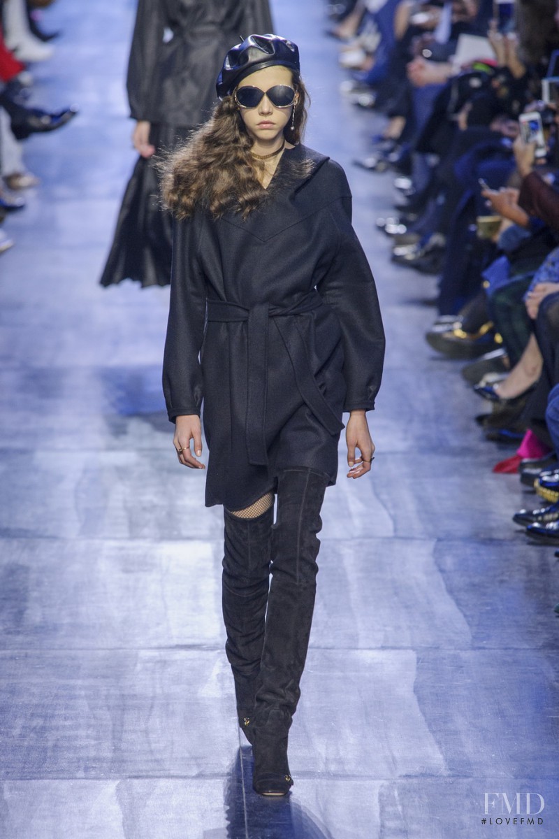 Lea Julian featured in  the Christian Dior fashion show for Autumn/Winter 2017