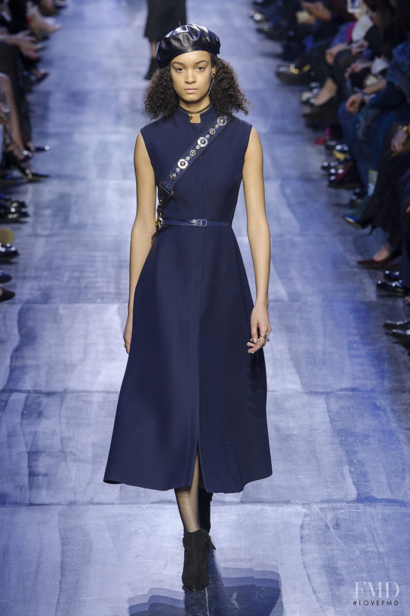 Noemie Abigail featured in  the Christian Dior fashion show for Autumn/Winter 2017