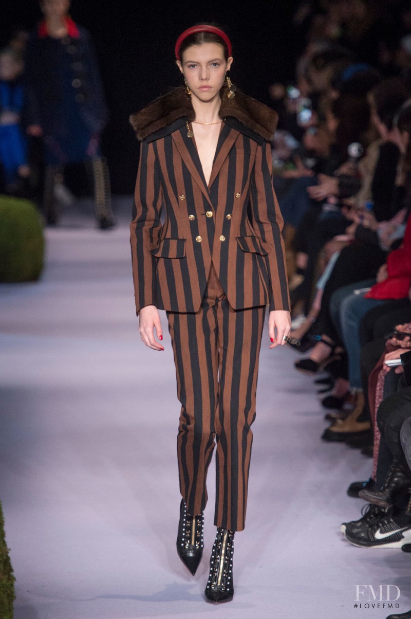 Lea Julian featured in  the Altuzarra fashion show for Autumn/Winter 2017