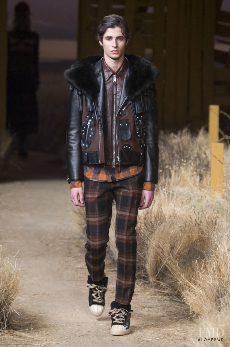 Oscar Kindelan featured in  the Coach fashion show for Autumn/Winter 2017