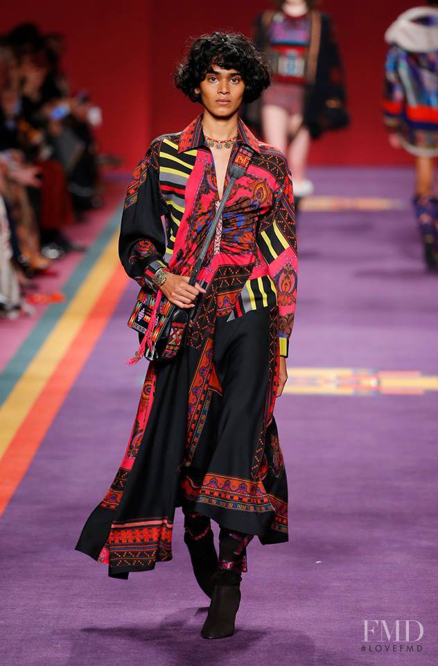 Radhika Nair featured in  the Etro fashion show for Autumn/Winter 2017