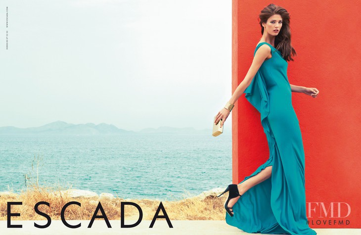 Kendra Spears featured in  the Escada advertisement for Spring/Summer 2013