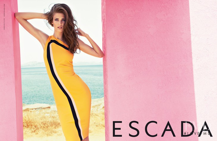 Kendra Spears featured in  the Escada advertisement for Spring/Summer 2013