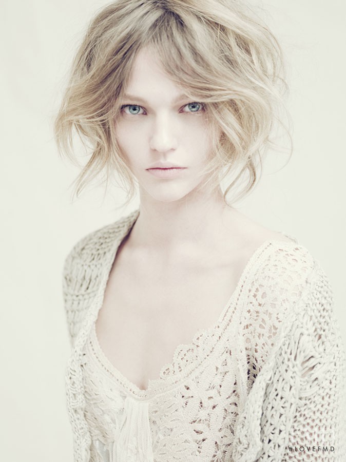 Sasha Pivovarova featured in  the Alberta Ferretti advertisement for Spring/Summer 2011