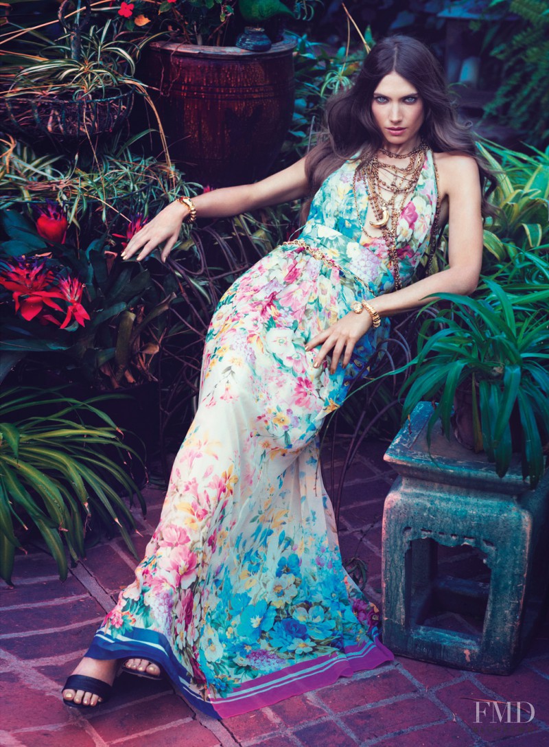 Jessica Miller featured in  the be Blumarine advertisement for Spring/Summer 2012