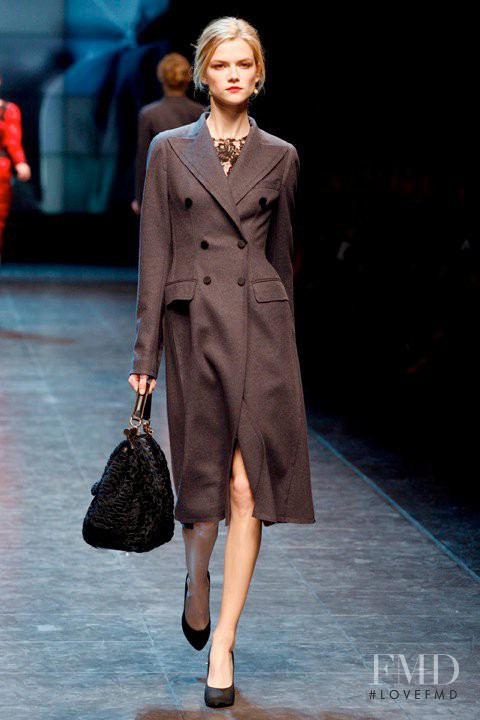 Kasia Struss featured in  the Dolce & Gabbana fashion show for Autumn/Winter 2010
