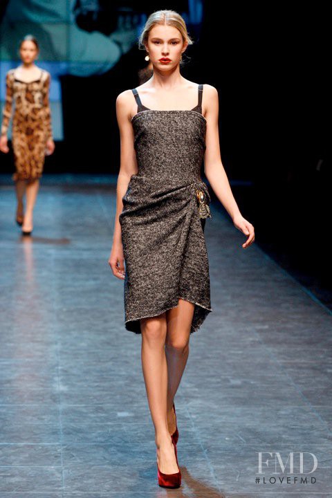 Keke Lindgard featured in  the Dolce & Gabbana fashion show for Autumn/Winter 2010