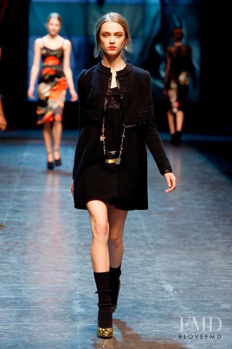 Madisyn Ritland featured in  the Dolce & Gabbana fashion show for Autumn/Winter 2010