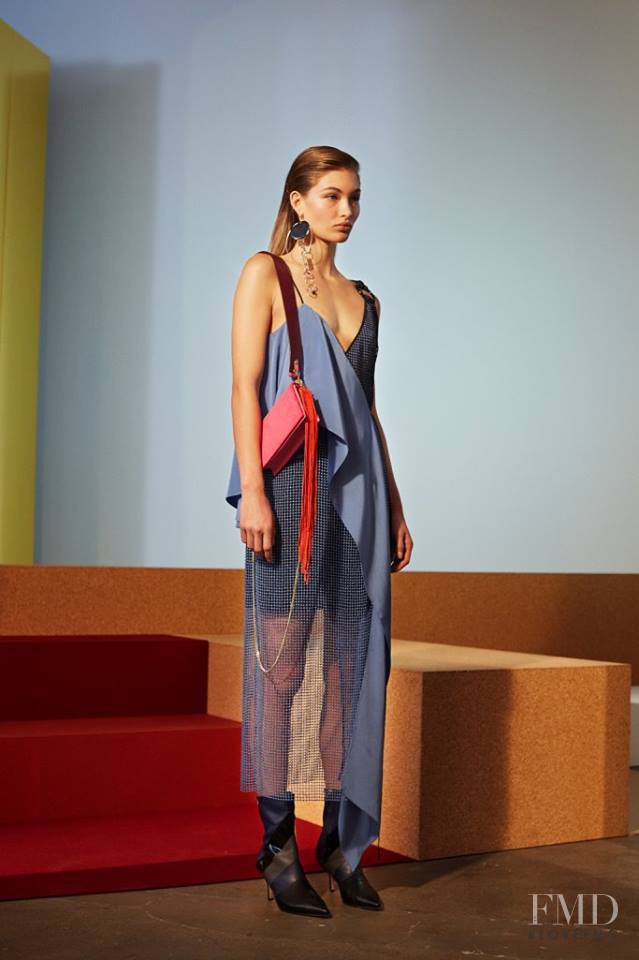 Jessica Picton Warlow featured in  the Diane Von Furstenberg fashion show for Autumn/Winter 2017