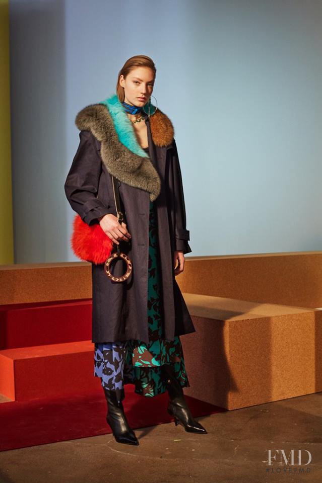 Susanne Knipper featured in  the Diane Von Furstenberg fashion show for Autumn/Winter 2017