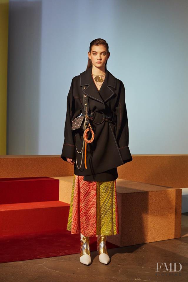 Yuliia Ratner featured in  the Diane Von Furstenberg fashion show for Autumn/Winter 2017