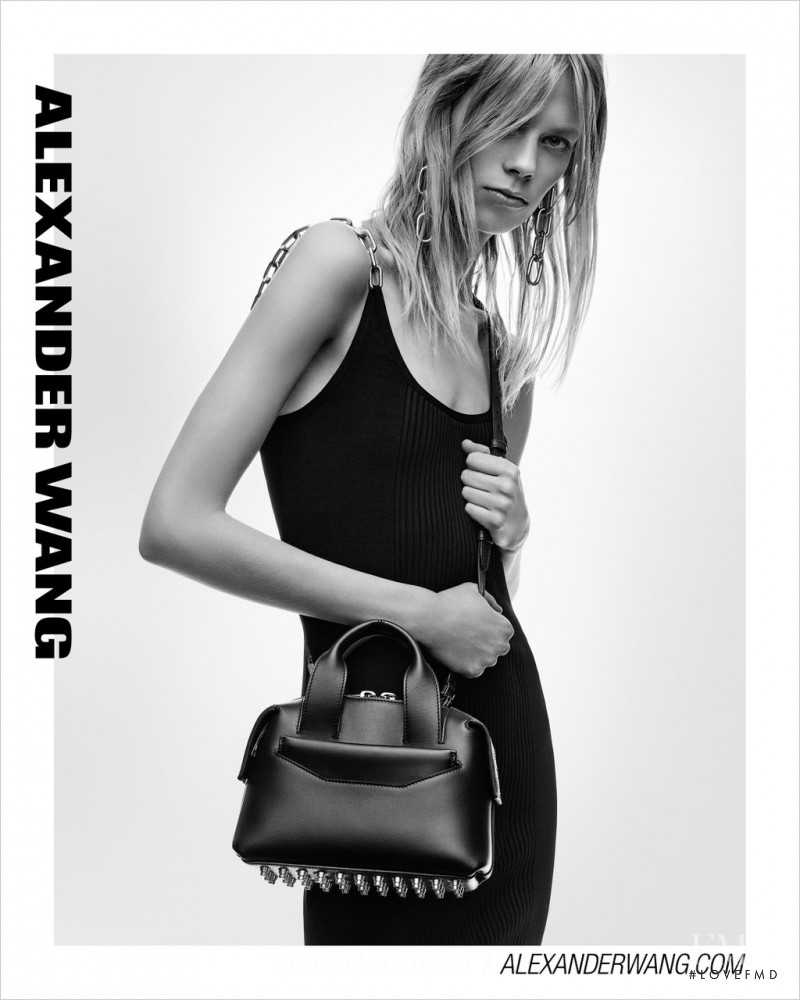 Lexi Boling featured in  the Alexander Wang Handbags advertisement for Spring/Summer 2016