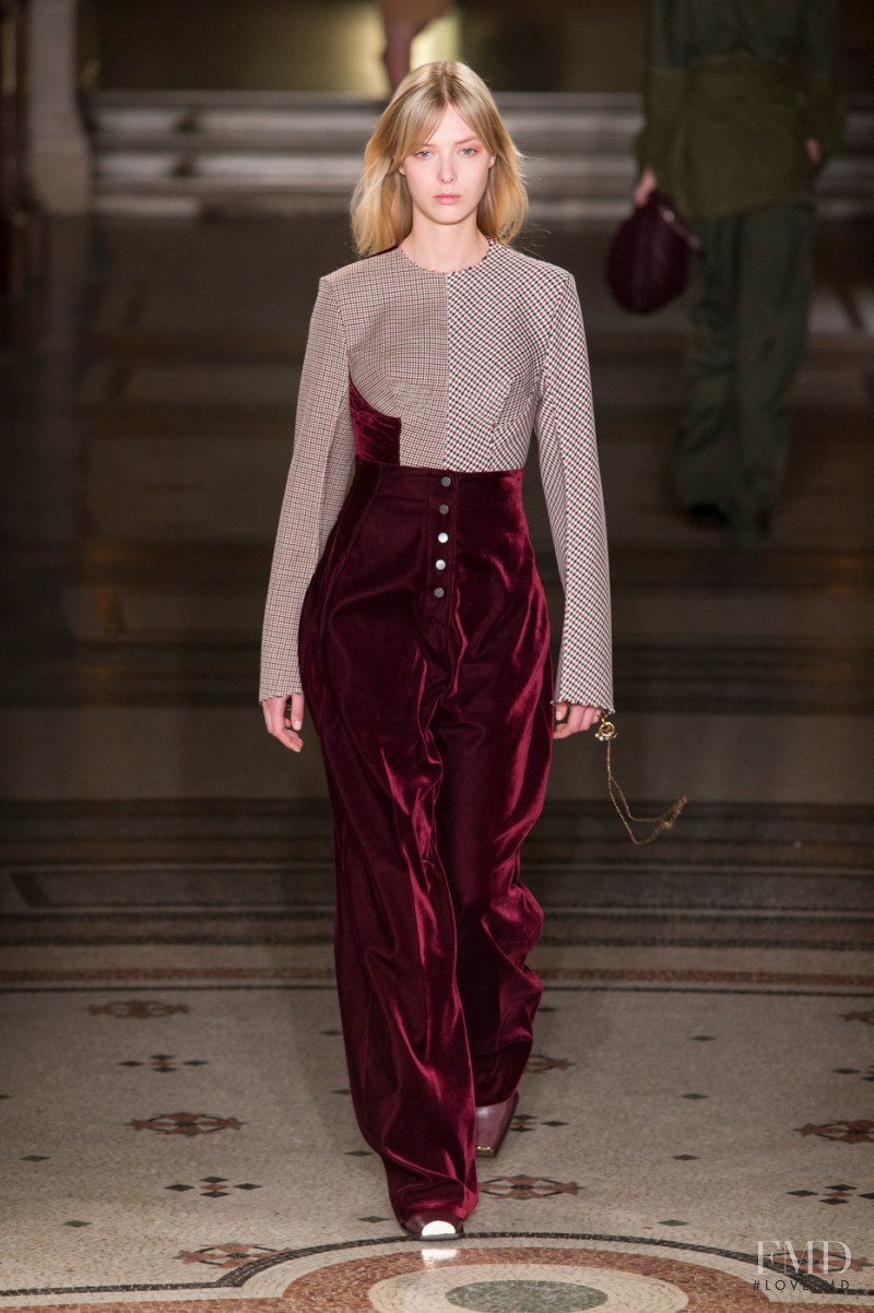 Ulrikke Hoyer featured in  the Stella McCartney fashion show for Autumn/Winter 2017