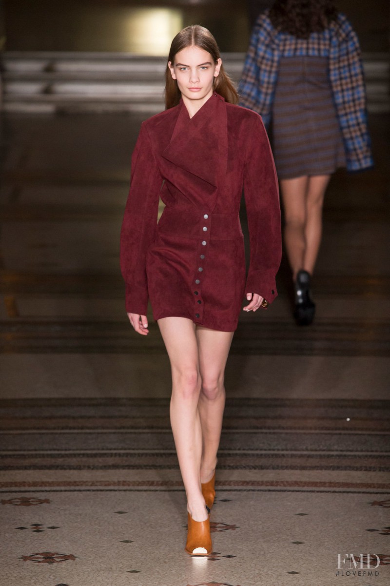 Nina Marker featured in  the Stella McCartney fashion show for Autumn/Winter 2017