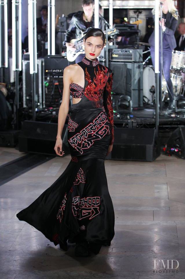 Blanca Padilla featured in  the Philipp Plein fashion show for Autumn/Winter 2017