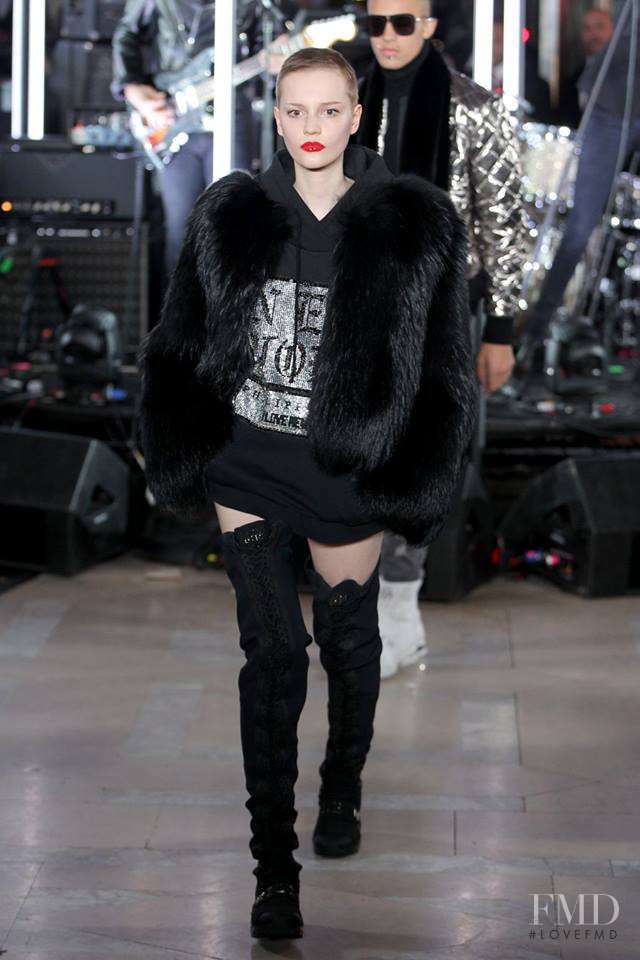 Lina Hoss featured in  the Philipp Plein fashion show for Autumn/Winter 2017