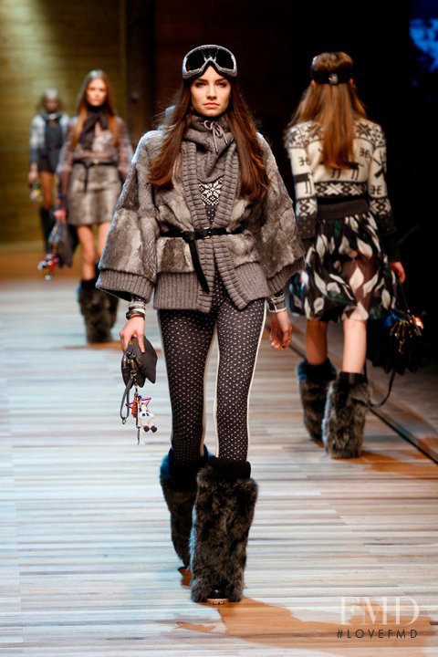Eleonora Serpi featured in  the D&G fashion show for Autumn/Winter 2010
