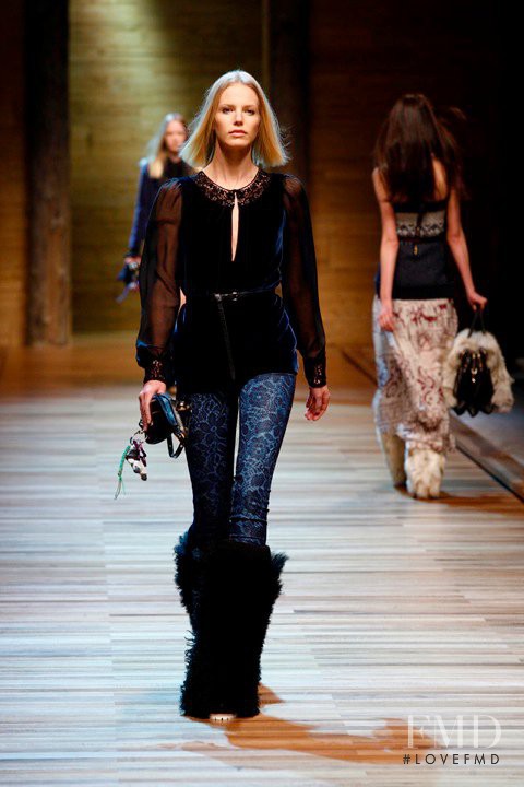 Ragnhild Jevne featured in  the D&G fashion show for Autumn/Winter 2010
