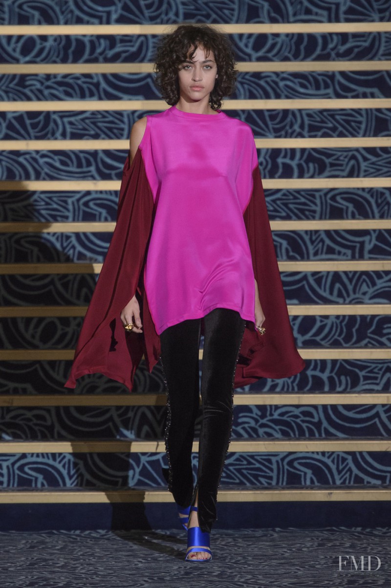 Alanna Arrington featured in  the Koche fashion show for Autumn/Winter 2017