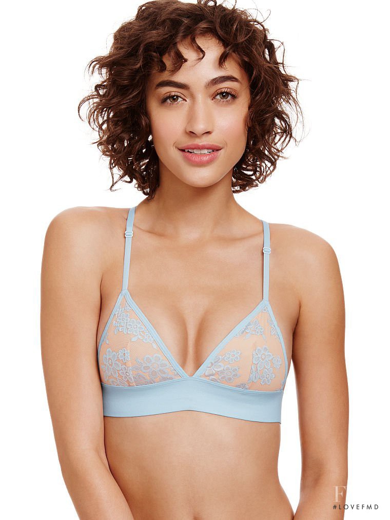 Alanna Arrington featured in  the Victoria\'s Secret PINK catalogue for Spring/Summer 2017