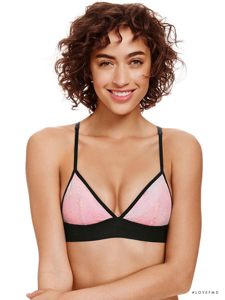 Alanna Arrington featured in  the Victoria\'s Secret PINK catalogue for Spring/Summer 2017