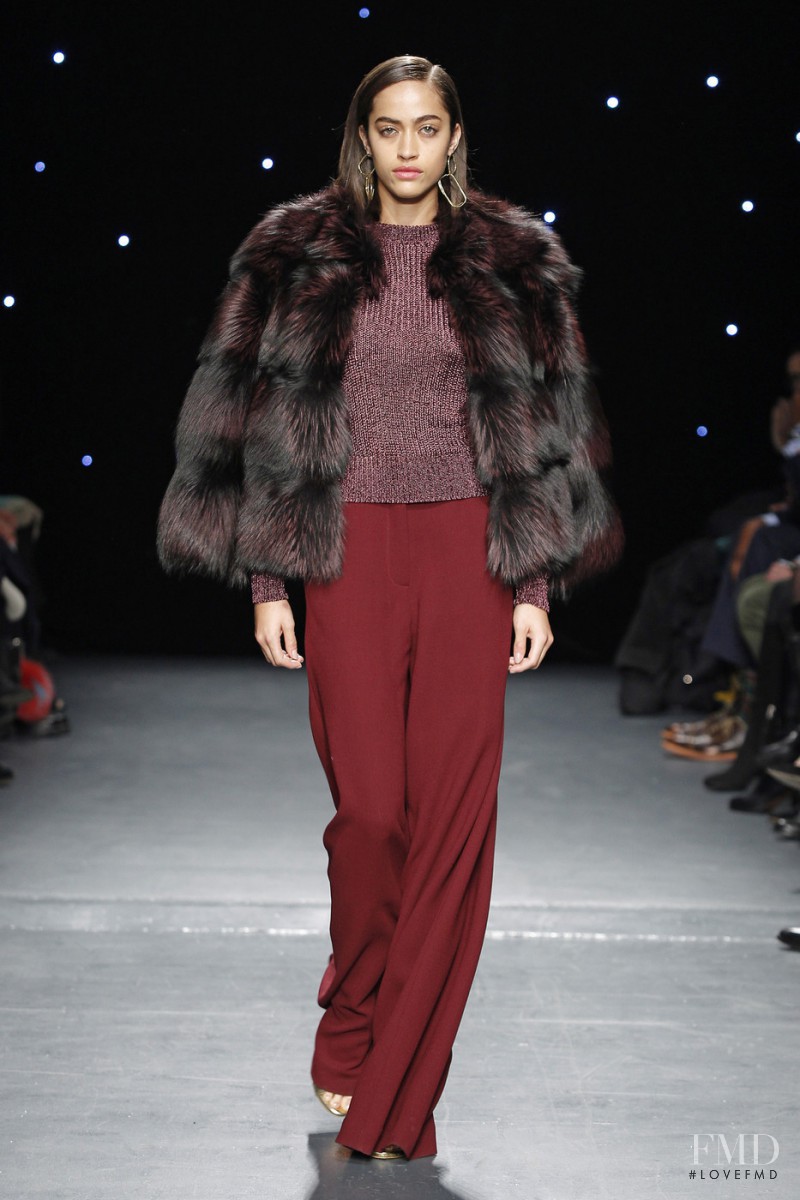 Alanna Arrington featured in  the Oday Shakar fashion show for Autumn/Winter 2017