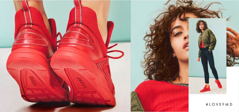 Alanna Arrington featured in  the Aldo advertisement for Spring/Summer 2017