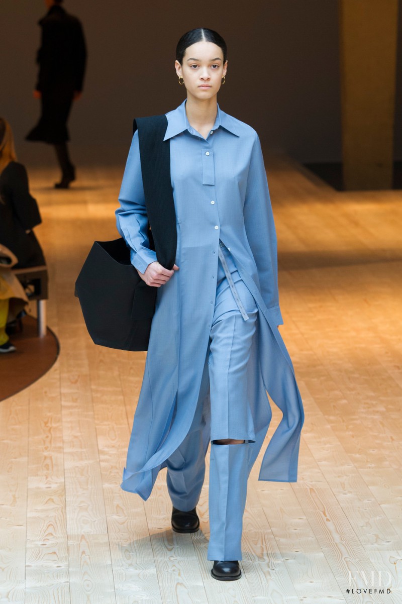 Noemie Abigail featured in  the Celine fashion show for Autumn/Winter 2017