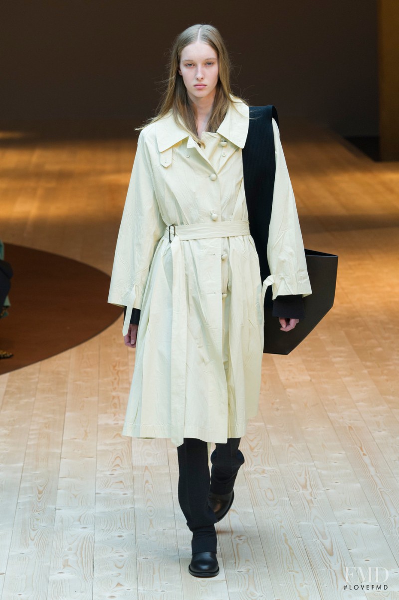 Kateryna Zub featured in  the Celine fashion show for Autumn/Winter 2017