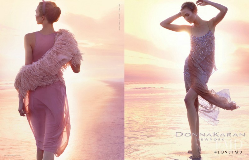Karlie Kloss featured in  the Donna Karan New York advertisement for Spring/Summer 2013