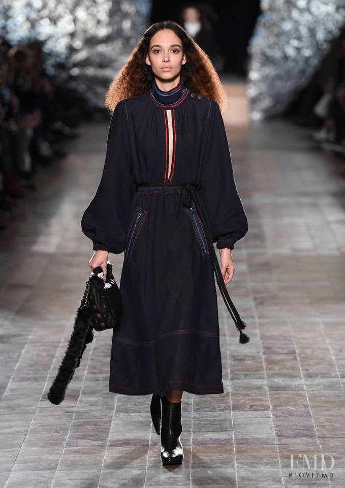 Nandy Nicodeme featured in  the Sonia Rykiel fashion show for Autumn/Winter 2017