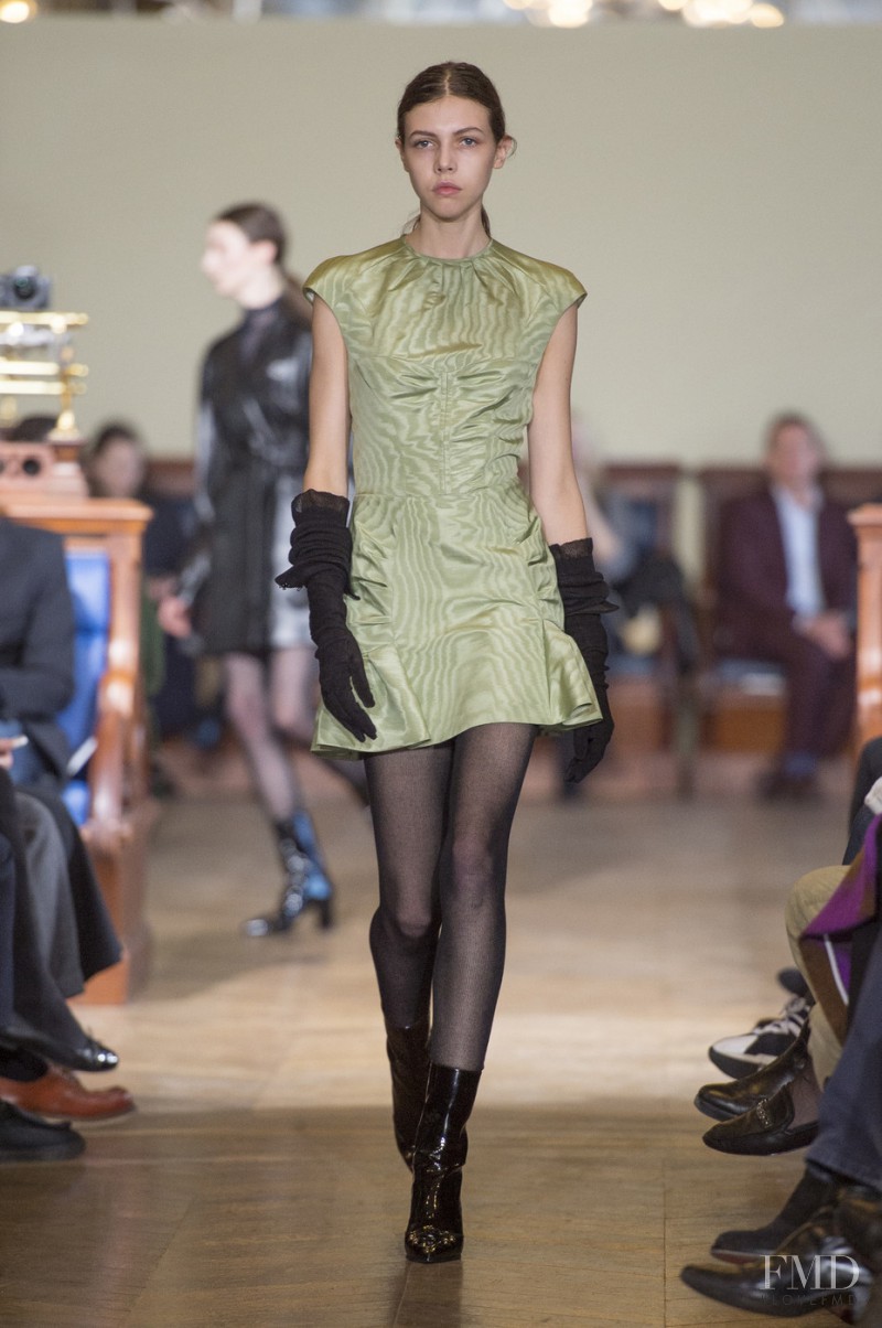 Lea Julian featured in  the Olivier Theyskens fashion show for Autumn/Winter 2017