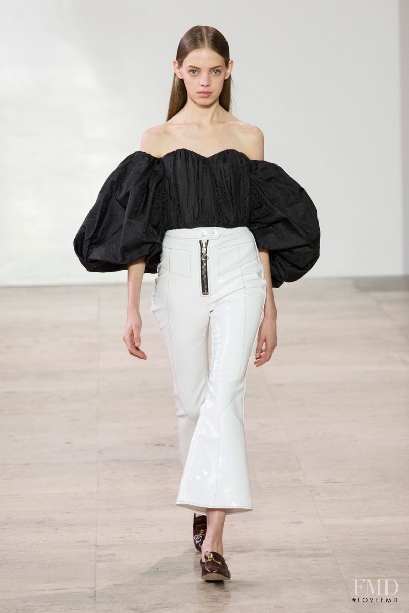 Mariana Zaragoza featured in  the Ellery fashion show for Autumn/Winter 2017