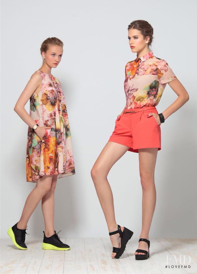 Darya Kostenich featured in  the Burvin lookbook for Spring/Summer 2015