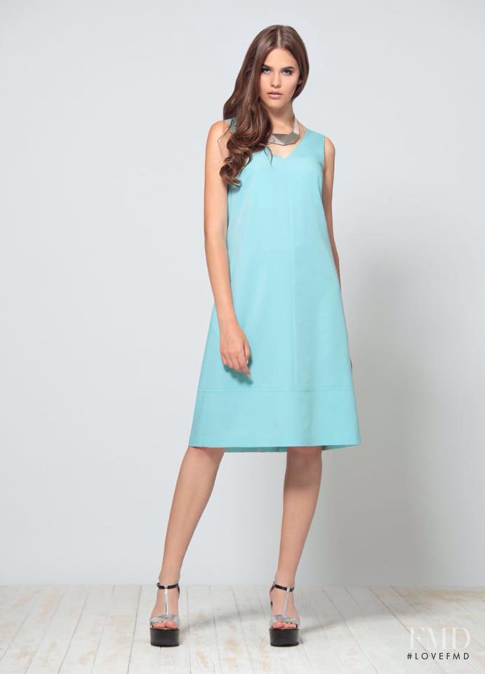 Darya Kostenich featured in  the Burvin lookbook for Spring/Summer 2015