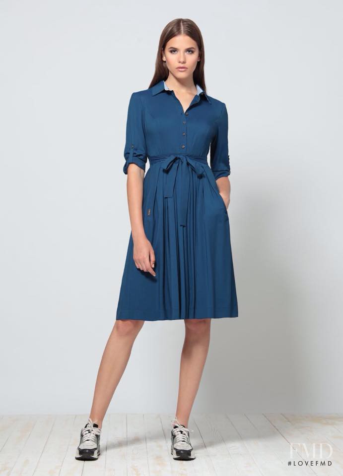 Darya Kostenich featured in  the Burvin lookbook for Spring/Summer 2015