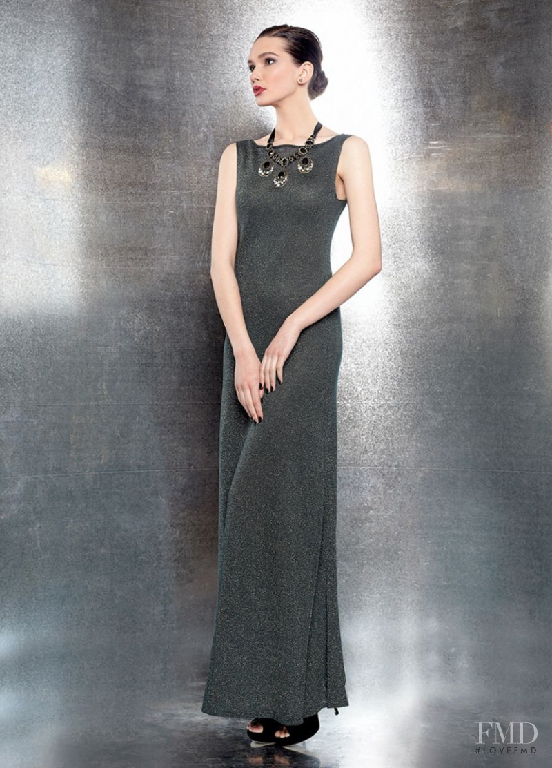 Nadya Kurgan featured in  the Burvin lookbook for Holiday 2015