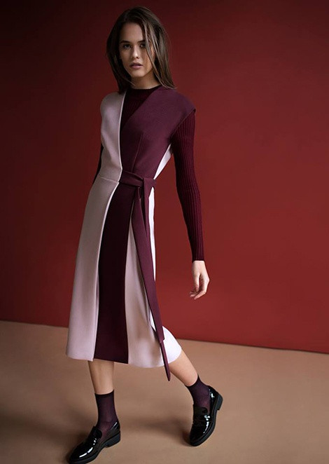 Darya Kostenich featured in  the Olga Samoschenko lookbook for Autumn/Winter 2015